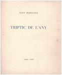 TRIPTIC DE L'ANY | 9999900057638 | Maragall, Joan | Llibres de Companyia - Libros de segunda mano Barcelona