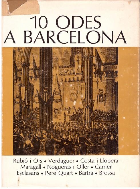 10 ODES A BARCELONA | 9999900195859 | AA.VV | Llibres de Companyia - Libros de segunda mano Barcelona