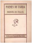 POEMES DE TARDA | 9999900189278 | Palol i Felip, Miquel de  | Llibres de Companyia - Libros de segunda mano Barcelona