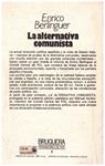 LA ALTERNATIVA COMUNISTA | 9999900035360 | Belinguer, Enrico | Llibres de Companyia - Libros de segunda mano Barcelona