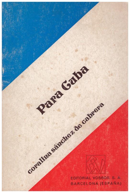 PARA CUBA | 9999900101911 | Sánchez de Cabrera, Coralina. | Llibres de Companyia - Libros de segunda mano Barcelona