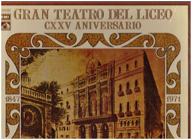 Gran Teatro del Liceo CXXV Aniversario, Homenaje. 3 Discos. Lp de 33 R.P.M (Vinilo) | 9999900136883 | Llibres de Companyia - Libros de segunda mano Barcelona