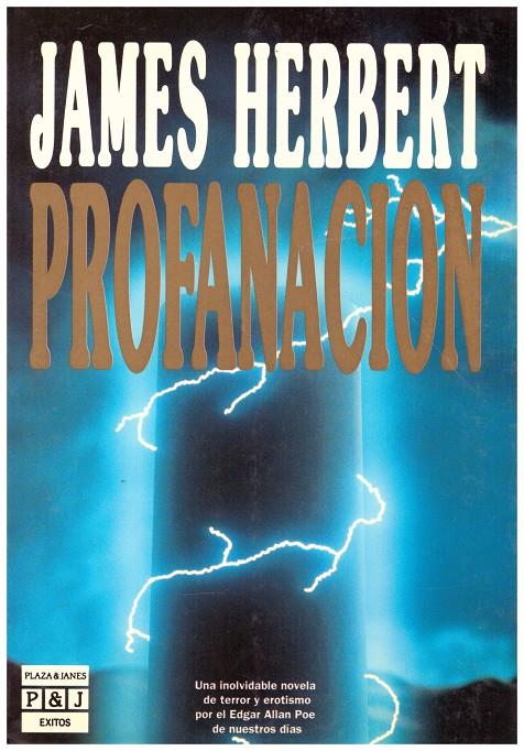 PROFANACION | 9999900155105 | Herbert, James | Llibres de Companyia - Libros de segunda mano Barcelona