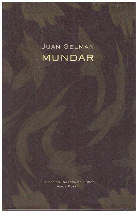 MUNDAR | 9999900192117 | Gelman, Juan | Llibres de Companyia - Libros de segunda mano Barcelona