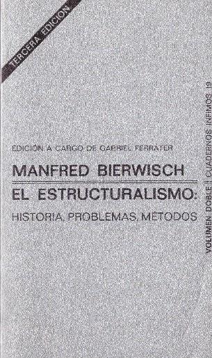 EL ESTRUCTURALISMO | 9999900229707 | Bierwisch, Manfred | Llibres de Companyia - Libros de segunda mano Barcelona