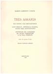 TRES ASSAIGS | 9999900191783 | Gabernet i Macià, Ramon | Llibres de Companyia - Libros de segunda mano Barcelona