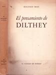 EL PENSAMIENTO DE DILTHEY | 9999900228571 | Imaz, Eugenio | Llibres de Companyia - Libros de segunda mano Barcelona