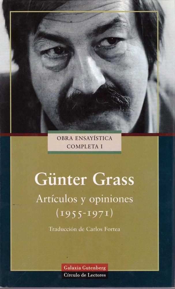 ARTÍCULOS Y OPINIONES (1955-1971) | 9999900182156 | Grass, Günter | Llibres de Companyia - Libros de segunda mano Barcelona