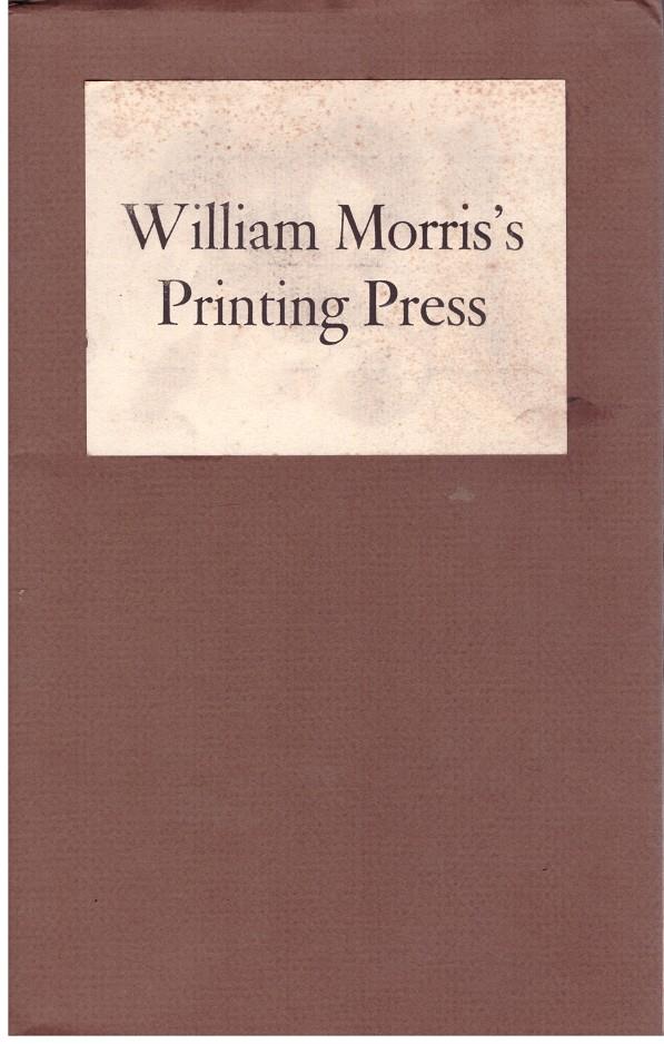 WILLIAN MORRIS'S PRINTING PRESS | 9999900188578 | AA.VV | Llibres de Companyia - Libros de segunda mano Barcelona