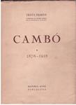 CAMBÓ 1876-1918 | 9999900186734 | PABON, JESÚS | Llibres de Companyia - Libros de segunda mano Barcelona