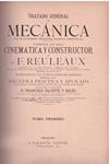 TRATADO GENERAL DE MECANICA. (Constructor) Sólo 2 tomos | 9999900189209 | REULEAUX, F. | Llibres de Companyia - Libros de segunda mano Barcelona