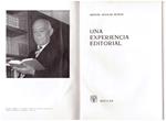 UNA EXPERIENCIA EDITORIAL | 9999900222067 | Muñoz, Aguila Manuel | Llibres de Companyia - Libros de segunda mano Barcelona