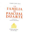 LA FAMILIA PASCUAL DUARTE | 9999900239799 | Cela, Camilo José | Llibres de Companyia - Libros de segunda mano Barcelona