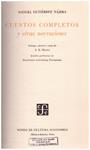 CUENTOS COMPLETOS Y OTRAS NARRACIONES | 9999900226058 | Najera, Gutierrez Manuel | Llibres de Companyia - Libros de segunda mano Barcelona