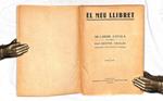 EL MEU LLIBRET. Segona part | 9999900240047 | Profitós, Joan | Llibres de Companyia - Libros de segunda mano Barcelona