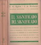 EL SIGNIFICADO DEL SIGNIFICADO | 9999900231090 | Ogden, C. K. y Richards, I. A.  | Llibres de Companyia - Libros de segunda mano Barcelona