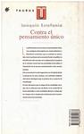 CONTRA EL PENSAMIENTO UNICO | 9999900216059 | Estefania, Joaquin | Llibres de Companyia - Libros de segunda mano Barcelona