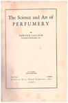 THE SCIENCE AND ART OF PERFUMERY | 9999900205664 | Sagarin, Edward | Llibres de Companyia - Libros de segunda mano Barcelona