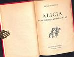 ALICIA EN EL PAIS DE LAS MARAVILLAS | 9999900018318 | Carroll, Lewis | Llibres de Companyia - Libros de segunda mano Barcelona