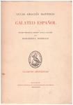 GALATEO ESPAÑOL | 9999900222128 | Dantisco, Gracian Lucas | Llibres de Companyia - Libros de segunda mano Barcelona
