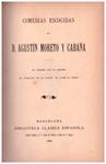 COMEDIAS ESCOGIDAS DE D. AGUSTÍN MORETO Y CABAÑA | 9999900121018 | Moreto y Cabaña, Agustín | Llibres de Companyia - Libros de segunda mano Barcelona