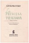 LA PRINCESA TARAKANOVA | 9999900220261 | Danilevsky, G. P | Llibres de Companyia - Libros de segunda mano Barcelona