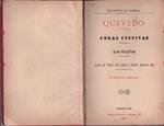 OBRAS FESTIVAS | 9999900046502 | Quevedo | Llibres de Companyia - Libros de segunda mano Barcelona