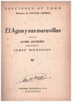 EL AGUA Y SUS MARAVILLAS | 9999900220650 | Olondriz, Javier | Llibres de Companyia - Libros de segunda mano Barcelona