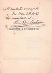 UNA OBRA Y UN BOCETO | 9999900121629 | Ruíz Contreras, Luis | Llibres de Companyia - Libros de segunda mano Barcelona