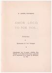 AMOR LOCO, YO POR VOS... | 9999900170108 | ANDREU-FONTIRROIG, M | Llibres de Companyia - Libros de segunda mano Barcelona