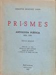 PRISMES. ANTOLOGIA POETICA 1924-1931. NOVA EDICIÓ | 9999900240986 | Sánchez Juan, Sebastià | Libros antiguos y de segunda mano con historia
