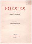 POÉSIES DE LÉON CLADEL | 9999900189568 | Cladel, Léon | Llibres de Companyia - Libros de segunda mano Barcelona
