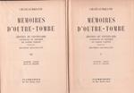MEMORIES D'OUTRE-TOMBE I,III | 9999900222418 | Chateaubriand, Francois | Libros antiguos y de segunda mano con historia