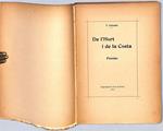 De l’Hort i de la Costa. Poesies – T. Catasús | 9999900112221 | Catasús, T.(Trinitat) | Libros antiguos y de segunda mano con historia