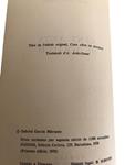 CENT ANYS DE SOLITUD. Primera edición.  Dedicatoria del autor en catalán | 9999900238396 | García Márquez, Gabriel | Llibres de Companyia - Libros de segunda mano Barcelona
