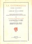 La Gatomaquia. Poema jocoserio. Edición preparada en el tricentenario de la muerte del poeta | 9999900241266 | Lope de Vega Carpio | Libros antiguos y de segunda mano con historia