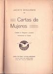 CARTAS DE MUJERES | 9999900232523 | Benavente, Jacinto | Llibres de Companyia - Libros de segunda mano Barcelona