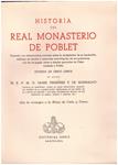 HISTORIA DEL REAL MONASTERIO DE POBLET TOMO V | 9999900231359 | Finestres Monsalvo, Jaime De | Llibres de Companyia - Libros de segunda mano Barcelona