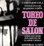TOREO DE SALON | 9999900237030 | Cela, Camilo José | Llibres de Companyia - Libros de segunda mano Barcelona