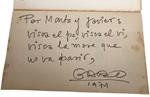CENT ANYS DE SOLITUD. Primera edición.  Dedicatoria del autor en catalán | 9999900238396 | García Márquez, Gabriel | Llibres de Companyia - Libros de segunda mano Barcelona