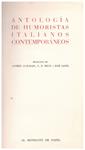 ANTOLOGIA DE HUMORISTAS ITALIANOS CONTEMPORANEOS | 9999900234992 | Janés, José y Andrés Guilmain, G. B. Ricci | Llibres de Companyia - Libros de segunda mano Barcelona