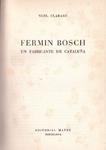 FERMIN BOSCH, un fabricante de Cataluña | 9999900102765 | Clarasó, Noel | Llibres de Companyia - Libros de segunda mano Barcelona