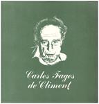 LA VIDA Y OBRA DE CARLES FAGES DE CLIMENT | 9999900139907 | Varios | Llibres de Companyia - Libros de segunda mano Barcelona