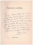 BUENAS NOCHES... | 9999900032611 | Salas y Guirior, José | Llibres de Companyia - Libros de segunda mano Barcelona