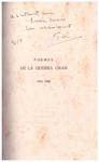 POEMES DE LA GUERRA GRAN | 9999900189445 | Folch i Capdevila, Rafel | Llibres de Companyia - Libros de segunda mano Barcelona