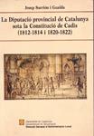 LA DIPUTACIÓ PROVINCIAL DE CATALUNYA SOA LA CONSTITUCIÓ DE CADIS | 9999900231151 | Sarrión i Gualda, Josep | Llibres de Companyia - Libros de segunda mano Barcelona