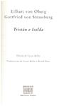 TRISTAN E ISOLDA | 9999900226171 | Oberg, Von Eilhart / Strassburg, Von Gottfried | Llibres de Companyia - Libros de segunda mano Barcelona
