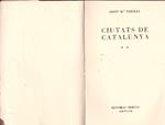 CIUTATS DE CATALUNYA | 9999900227543 | Espinàs, Josep Mª | Llibres de Companyia - Libros de segunda mano Barcelona