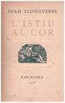 L'ISTIU AL COR. Poesies | 9999900082234 | Llongueres, Joan | Llibres de Companyia - Libros de segunda mano Barcelona