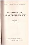 PENSAMIENTOS A TRAVÉS DEL ESPACIO | 9999900224368 | Wilkins, Hubert y M. Sherman, Harold | Llibres de Companyia - Libros de segunda mano Barcelona